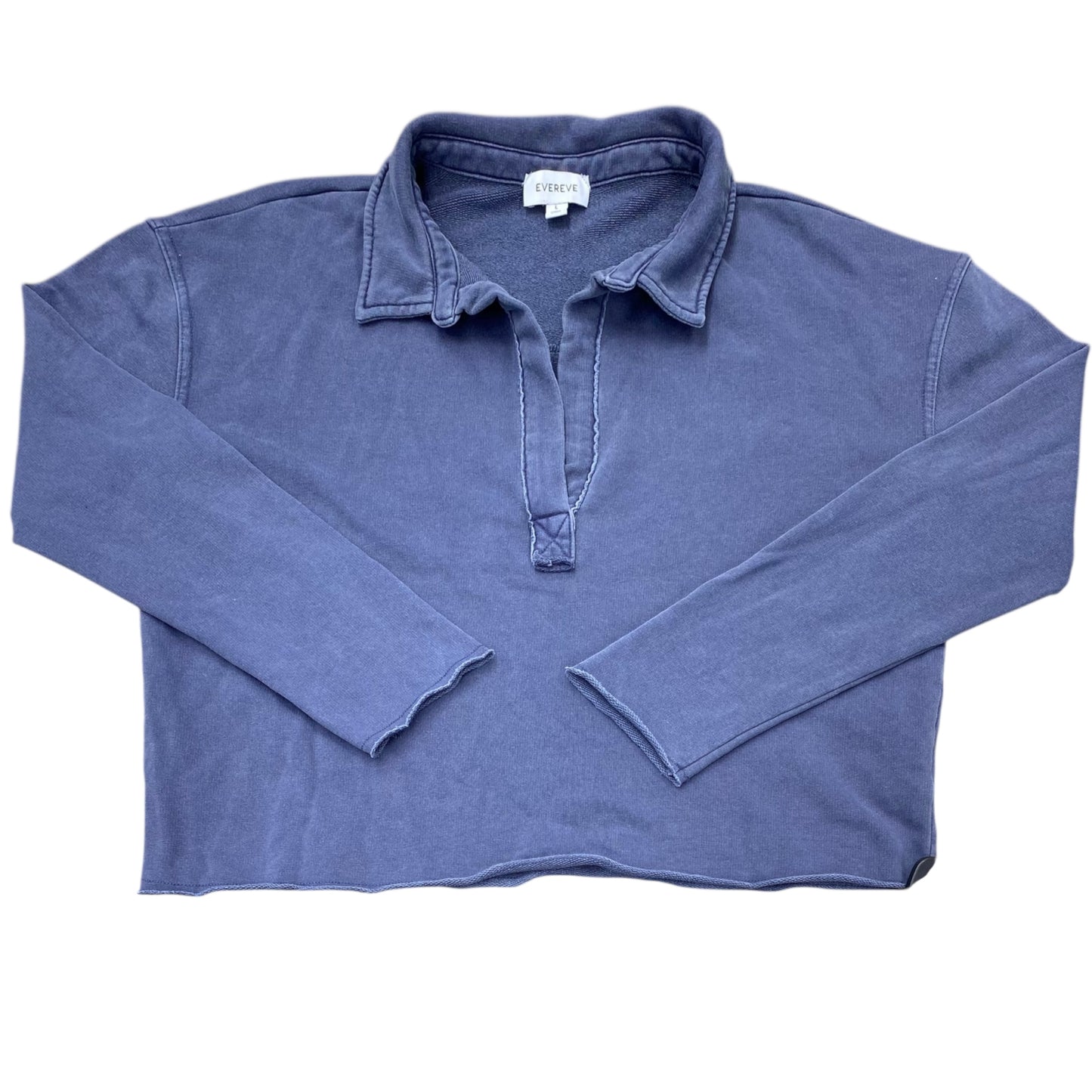 Sweatshirt Collar By Evereve In Blue, Size:L