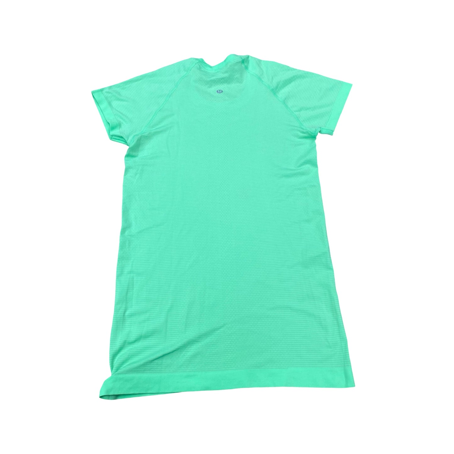 Athletic Top Ss By Lululemon In Green, Size:6