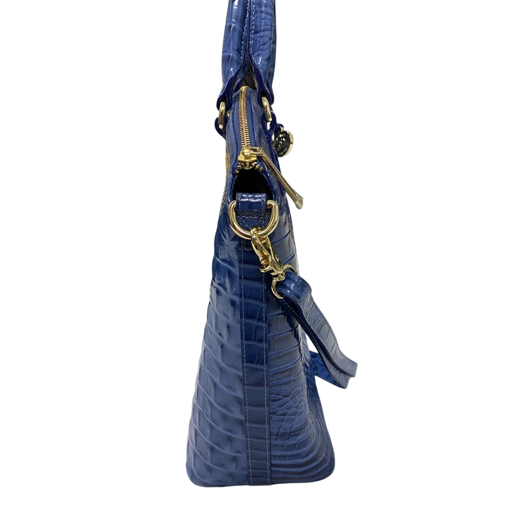 HANDBAG DESIGNER by BRAHMIN In BLUE, Size: LARGE