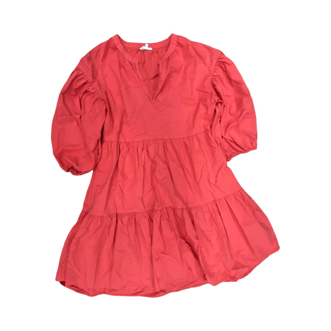 Dress Casual Midi By Sundry In Coral, Size:Xs