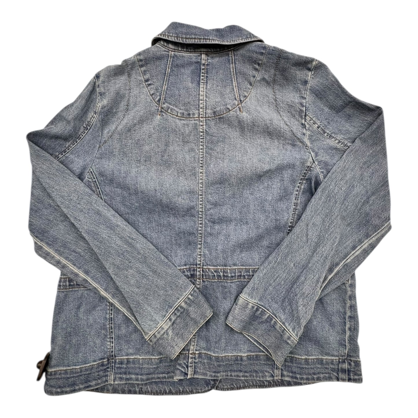 Blazer By J. Jill In Blue Denim, Size:M