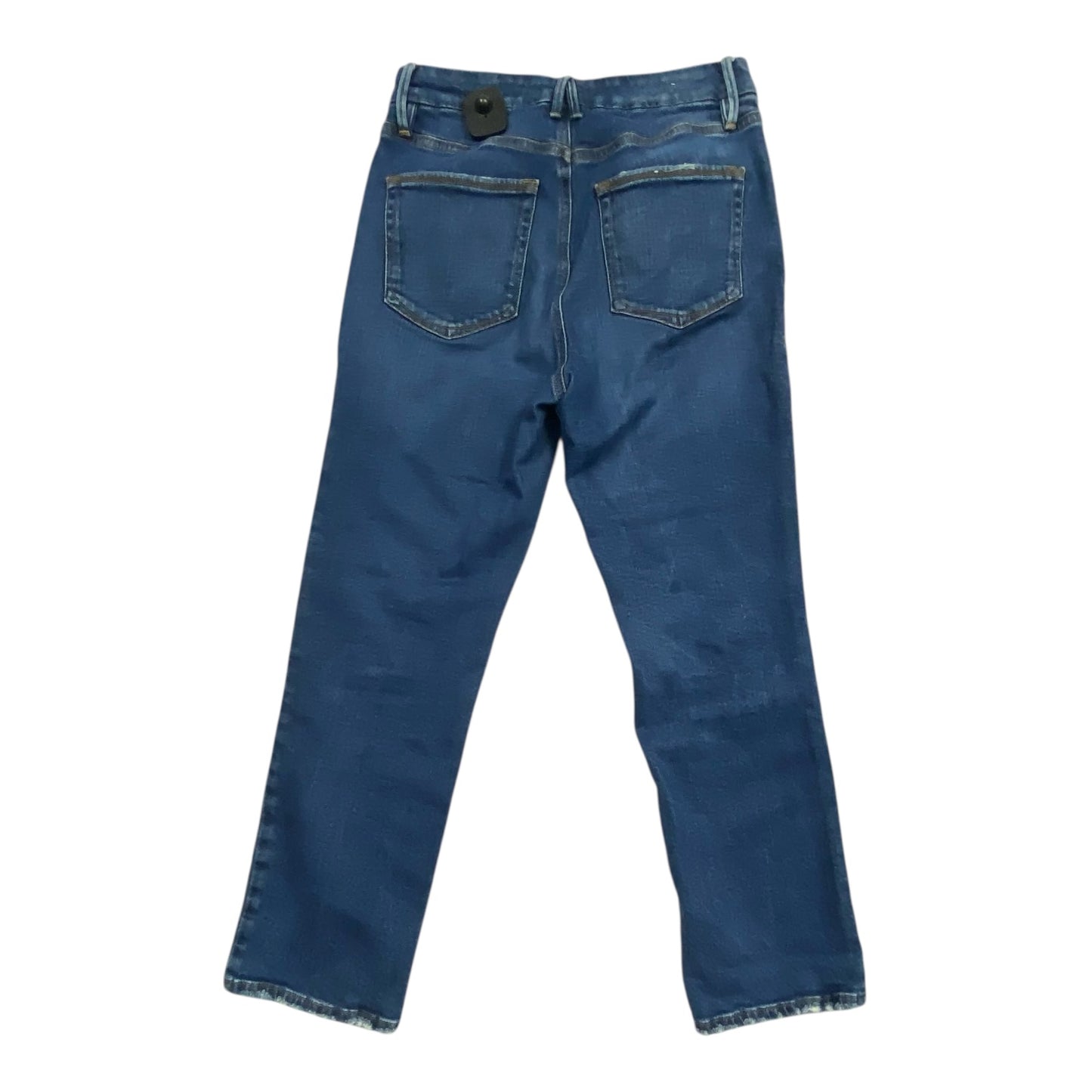 Jeans Straight By Good American In Blue Denim, Size:6