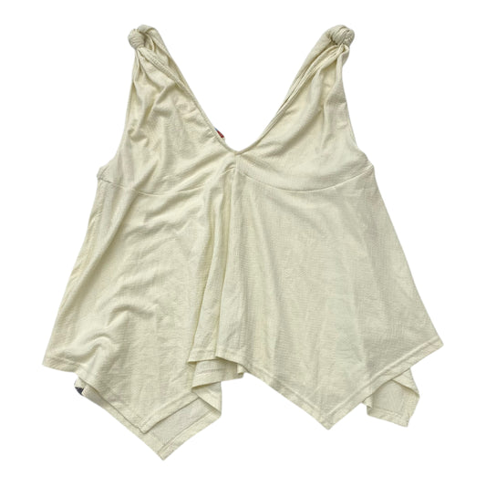 Top Sleeveless By Free People In Cream, Size:L