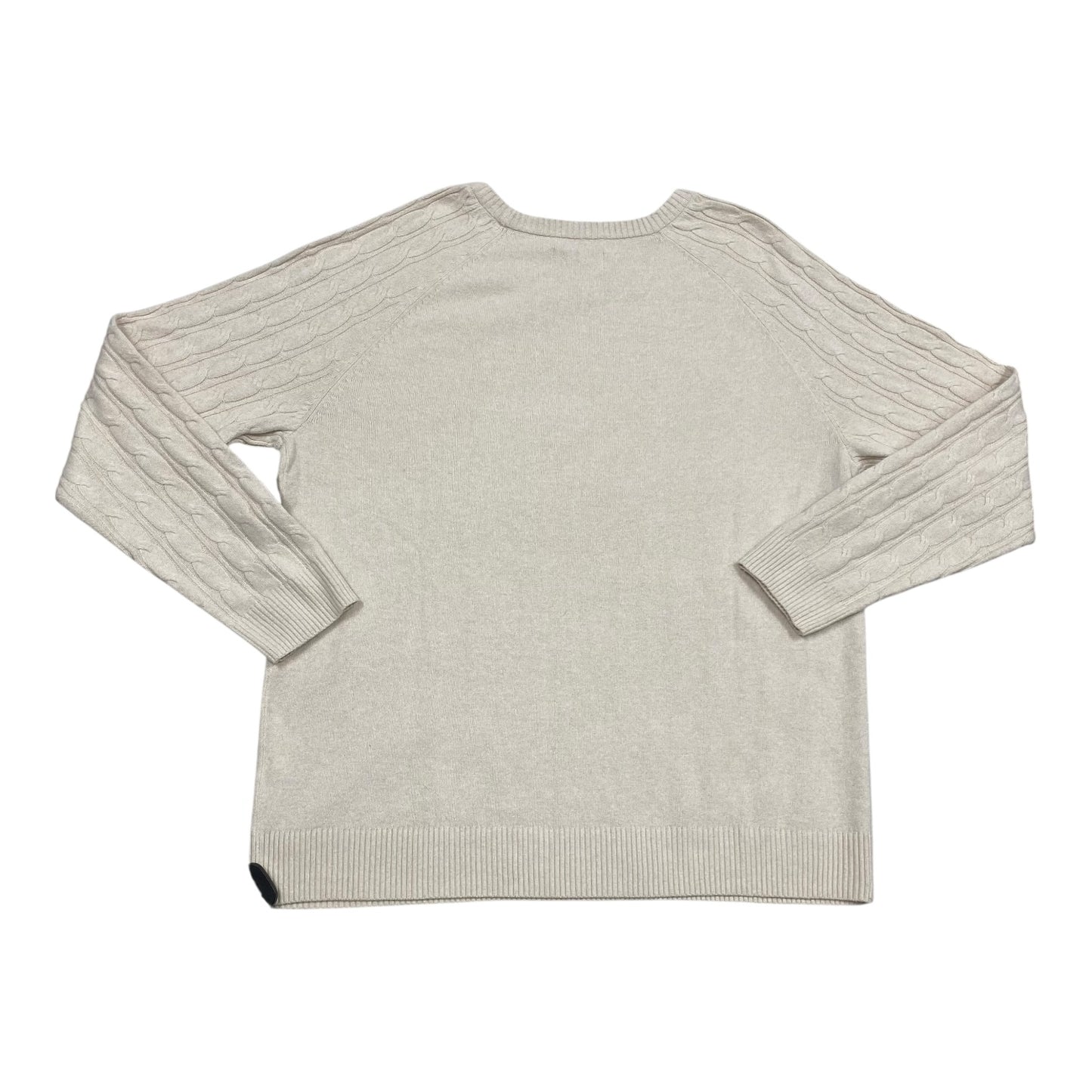 Sweater By Croft And Barrow In Cream, Size:L