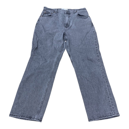 Jeans Straight By Abercrombie And Fitch In Black Denim, Size:10