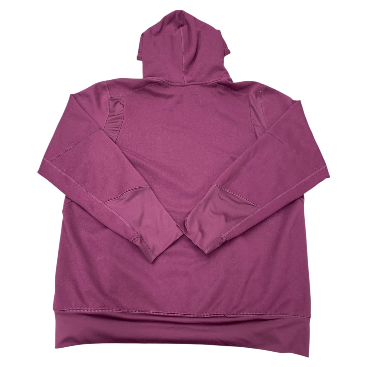 Athletic Sweatshirt Hoodie By Nike Apparel In Maroon, Size:L