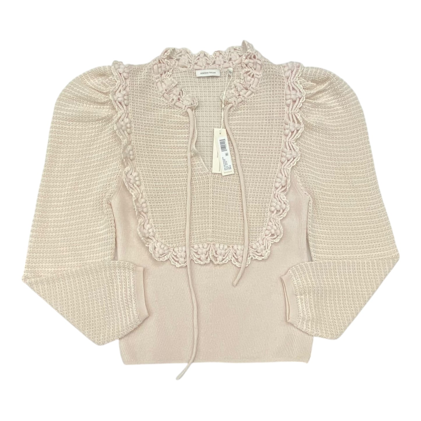 Sweater By Rebecca Taylor In Pink, Size: L