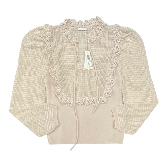 Sweater By Rebecca Taylor In Pink, Size: L