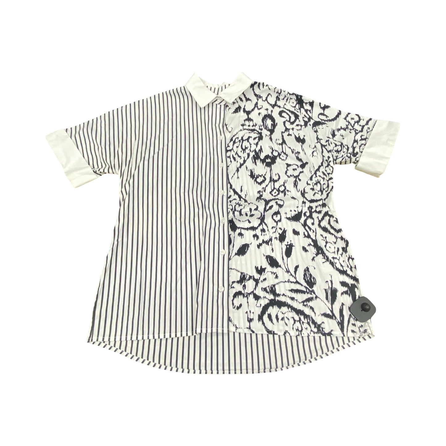Top Ss By Chicos In Black & White, Size:M
