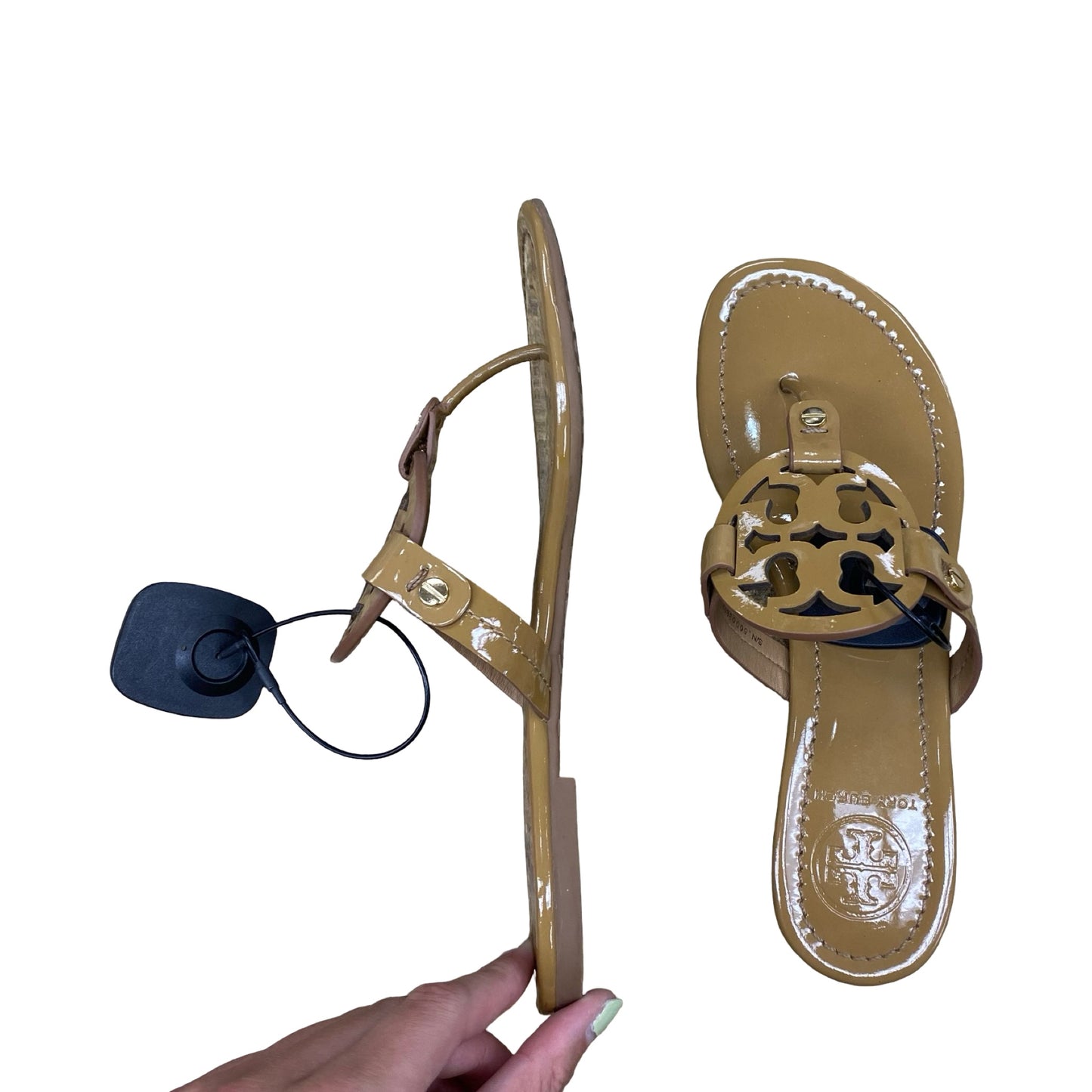 Sandals Designer By Tory Burch In Brown, Size:6.5