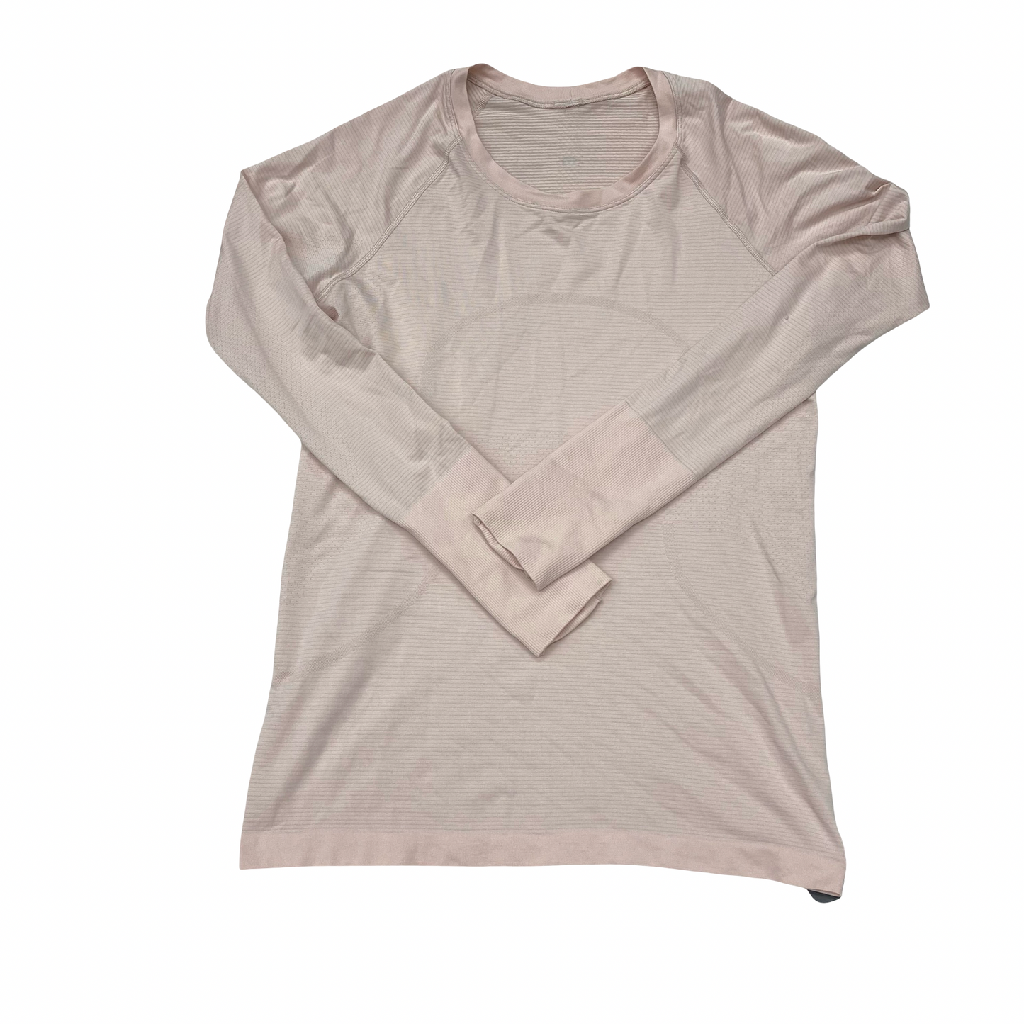 Athletic Top Ls Crewneck By Lululemon In Pink, Size:10