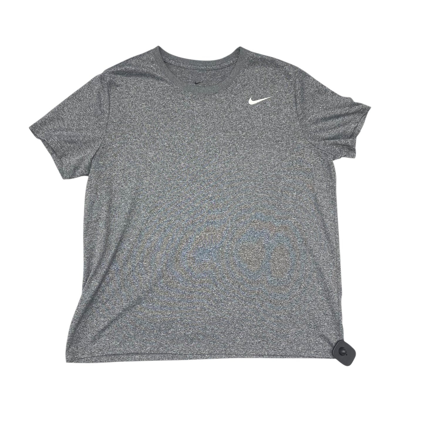 Athletic Top Ss By Nike In Grey, Size:Xl