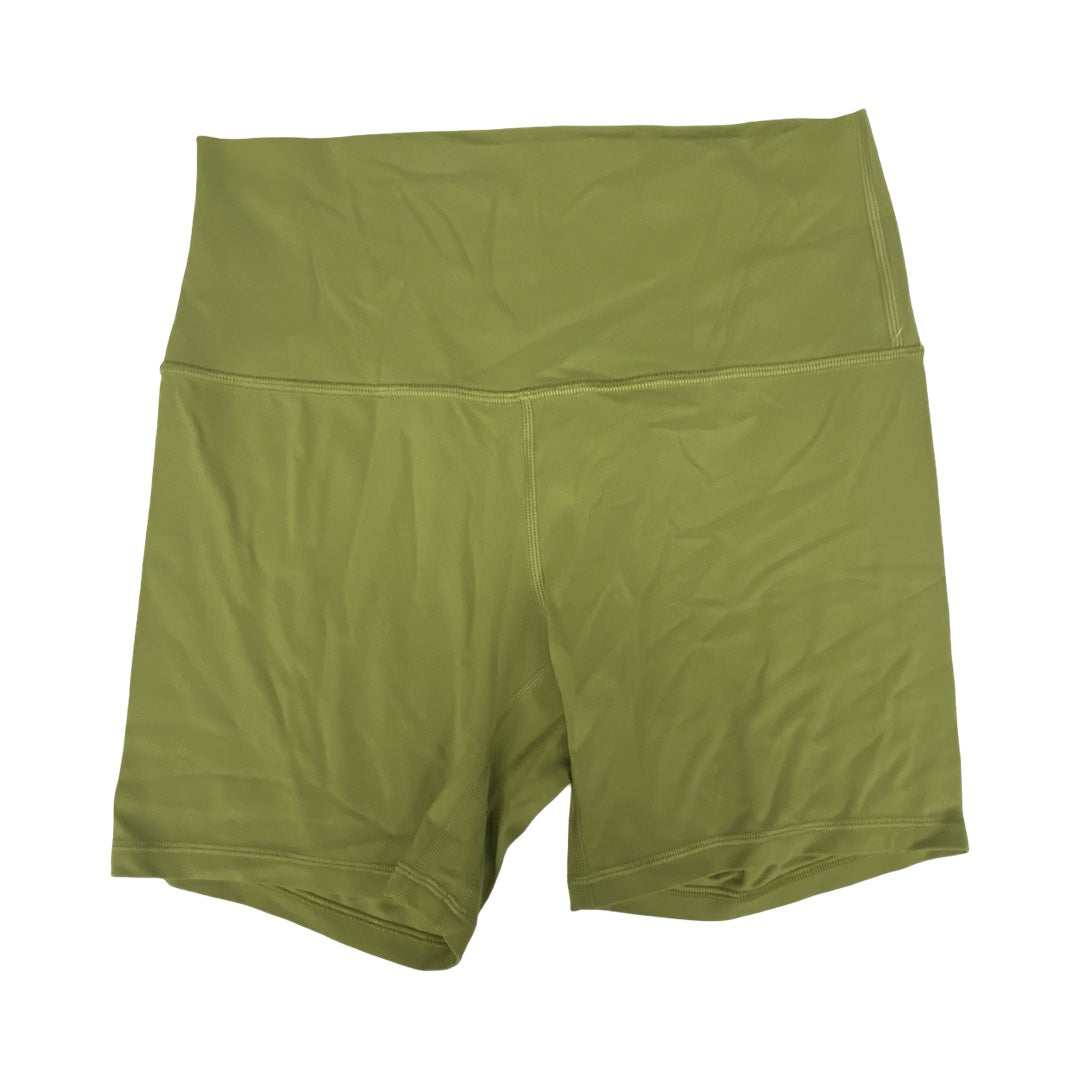 Athletic Shorts By Lululemon In Green, Size:6