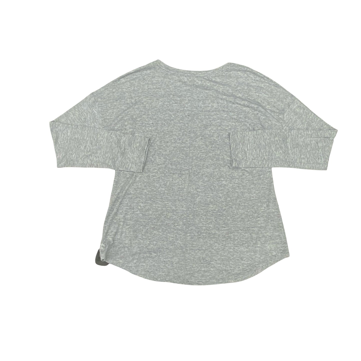 Athletic Top Ls Crewneck By Athleta In Grey, Size:M