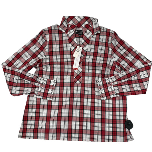 Top Ls By Talbots In Plaid Pattern, Size:S
