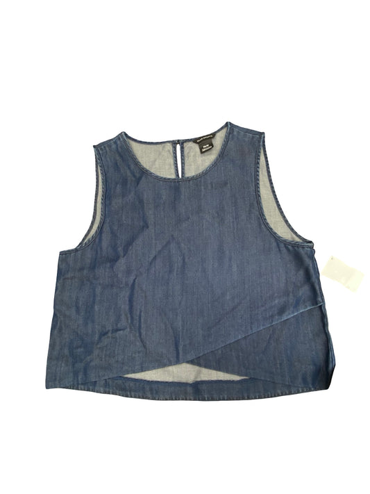 Top Sleeveless By Club Monaco In Blue, Size:Xs