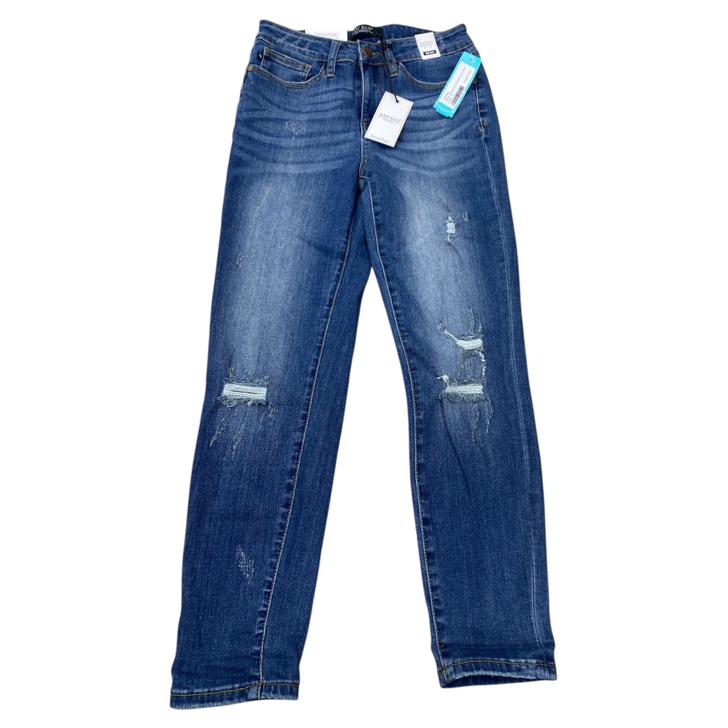 Jeans Skinny By Judy Blue In Blue Denim, Size:4