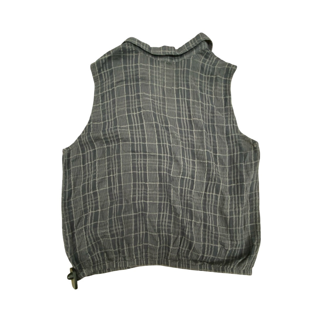 Top Sleeveless By Cloth & Stone In Grey, Size:Xl