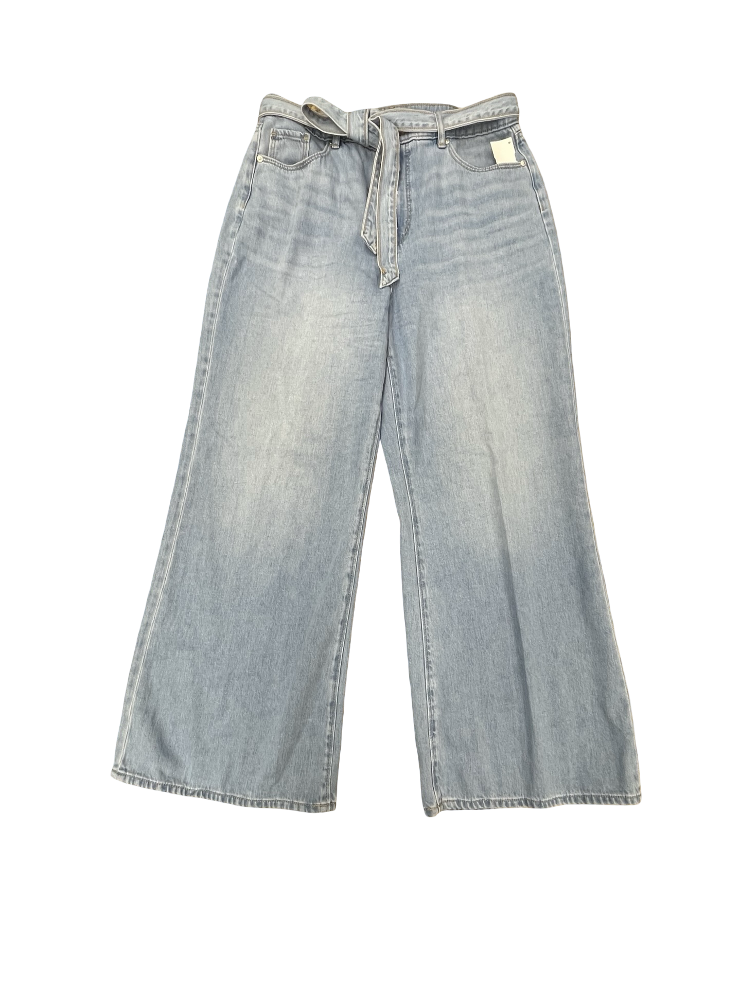 Jeans Wide Leg By Loft In Blue Denim, Size:12