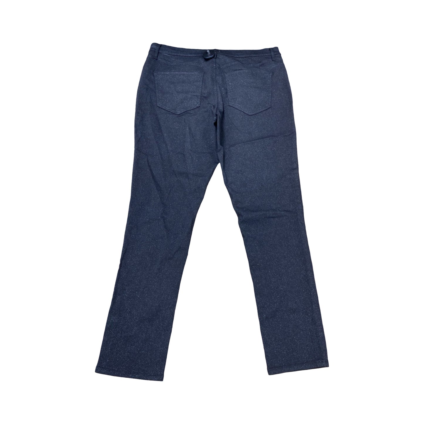 Jeans Skinny By Express In Black Denim, Size:16L