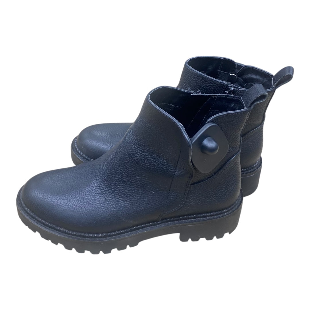 Boots Ankle Flats By Nordstrom In Black, Size:6