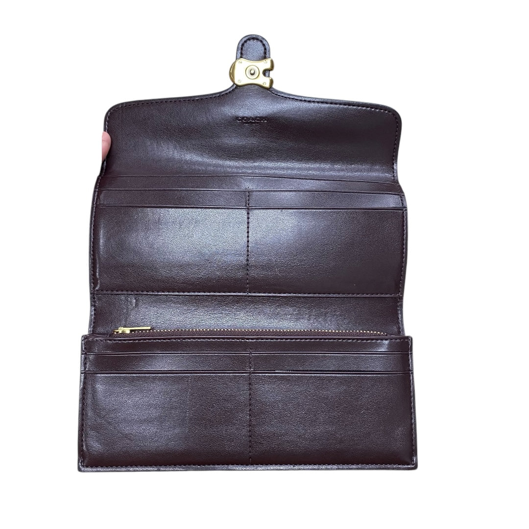 Wallet Designer By Coach In Black, Size:Medium