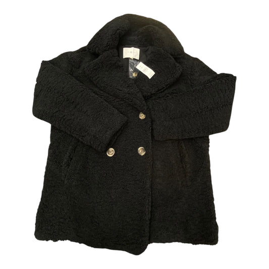 Coat Faux Fur & Sherpa By Lou And Grey In Black, Size:S