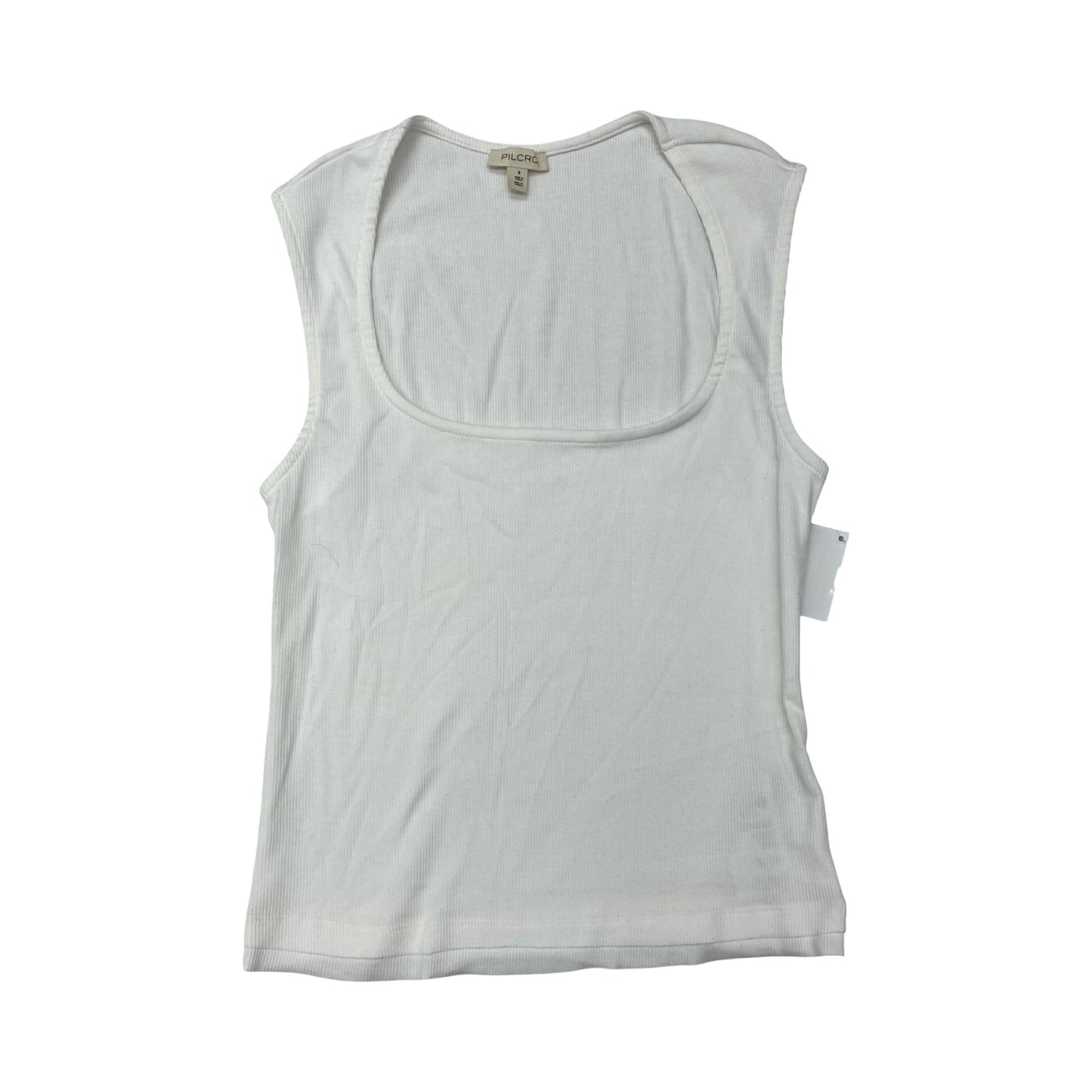 Top Sleeveless By Pilcro In White, Size:S