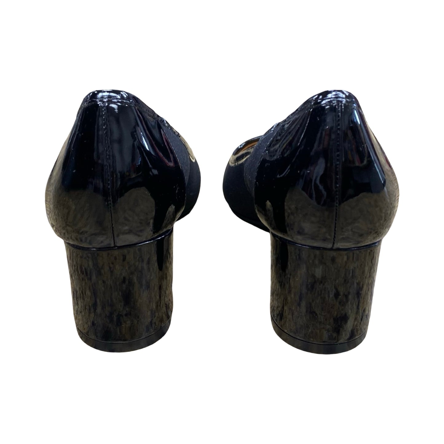 Shoes Heels Block By Abella In Black, Size:7.5