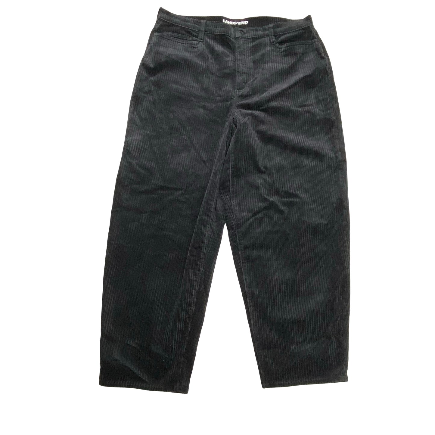 Pants Wide Leg By Lands End In Black, Size:16