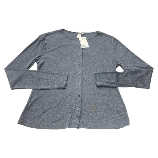 Sweater Cardigan By H&M In Grey, Size:L