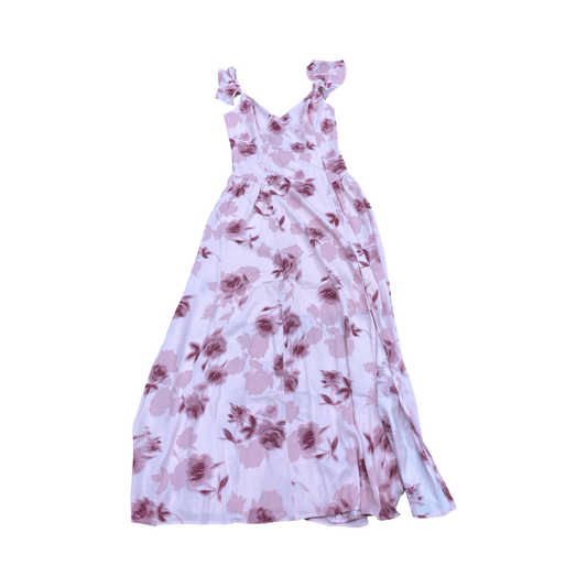 Dress Casual Maxi By Abercrombie And Fitch In Pink, Size:M