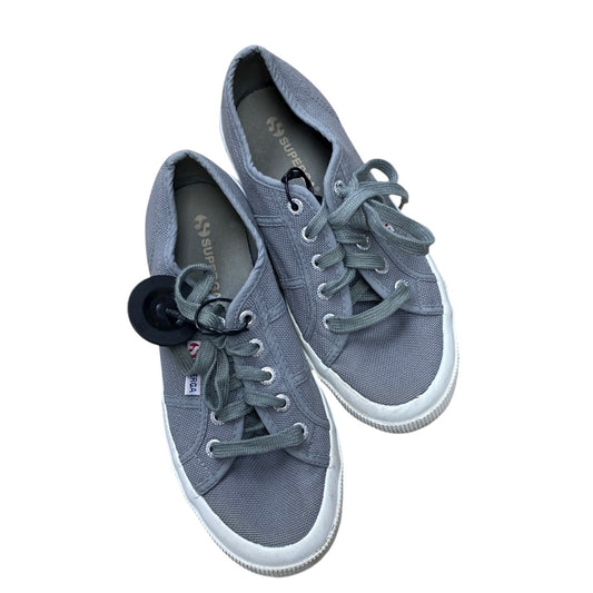 Shoes Sneakers By Superga In Grey, Size:6.5