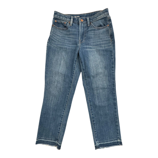 Jeans Straight By Talbots In Blue Denim, Size:2P