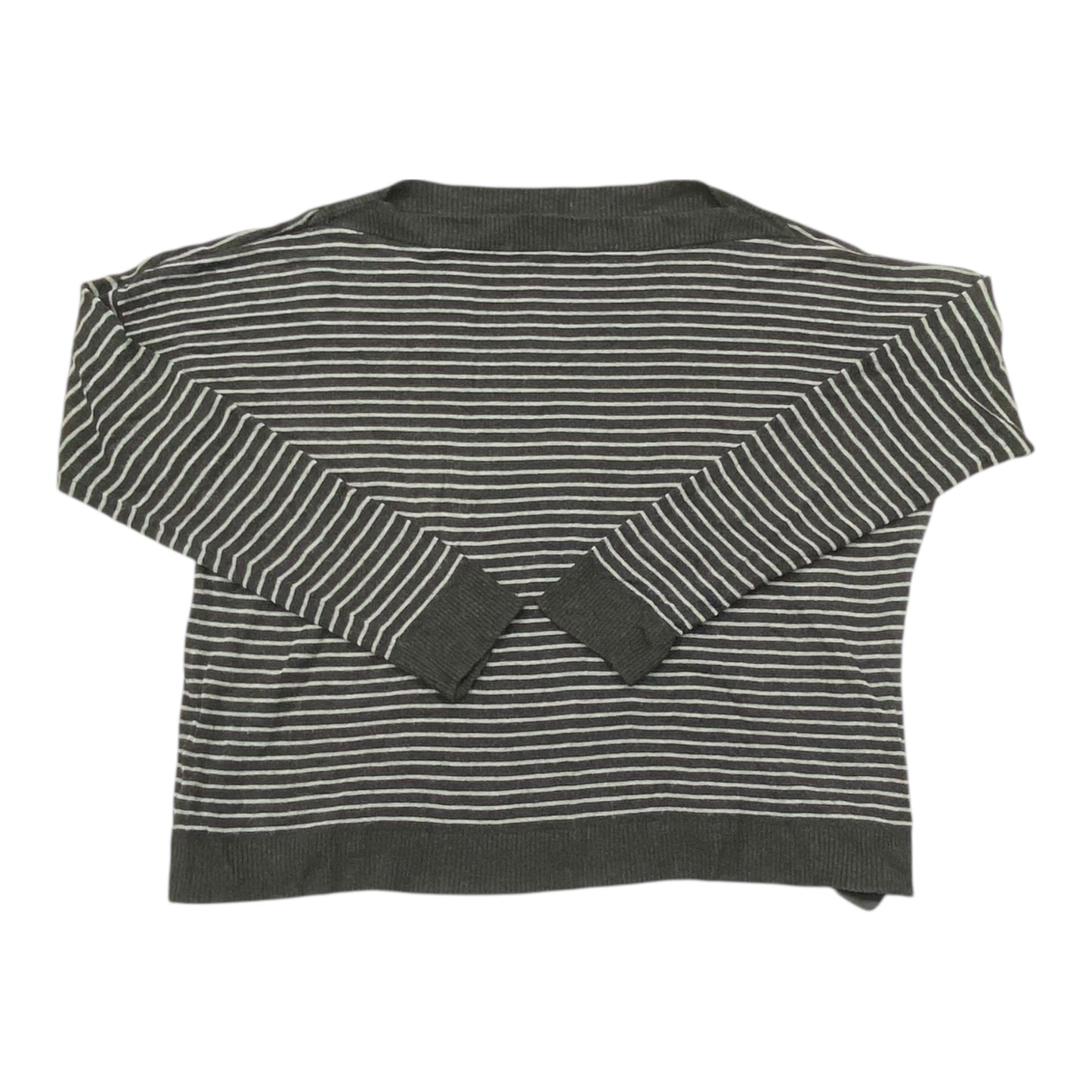 Sweater Designer By Eileen Fisher In Striped Pattern, Size:L