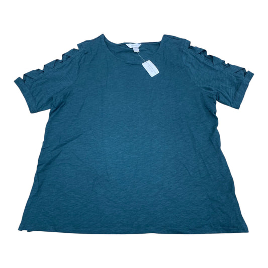 Top Ss By Cj Banks In Green, Size:1X