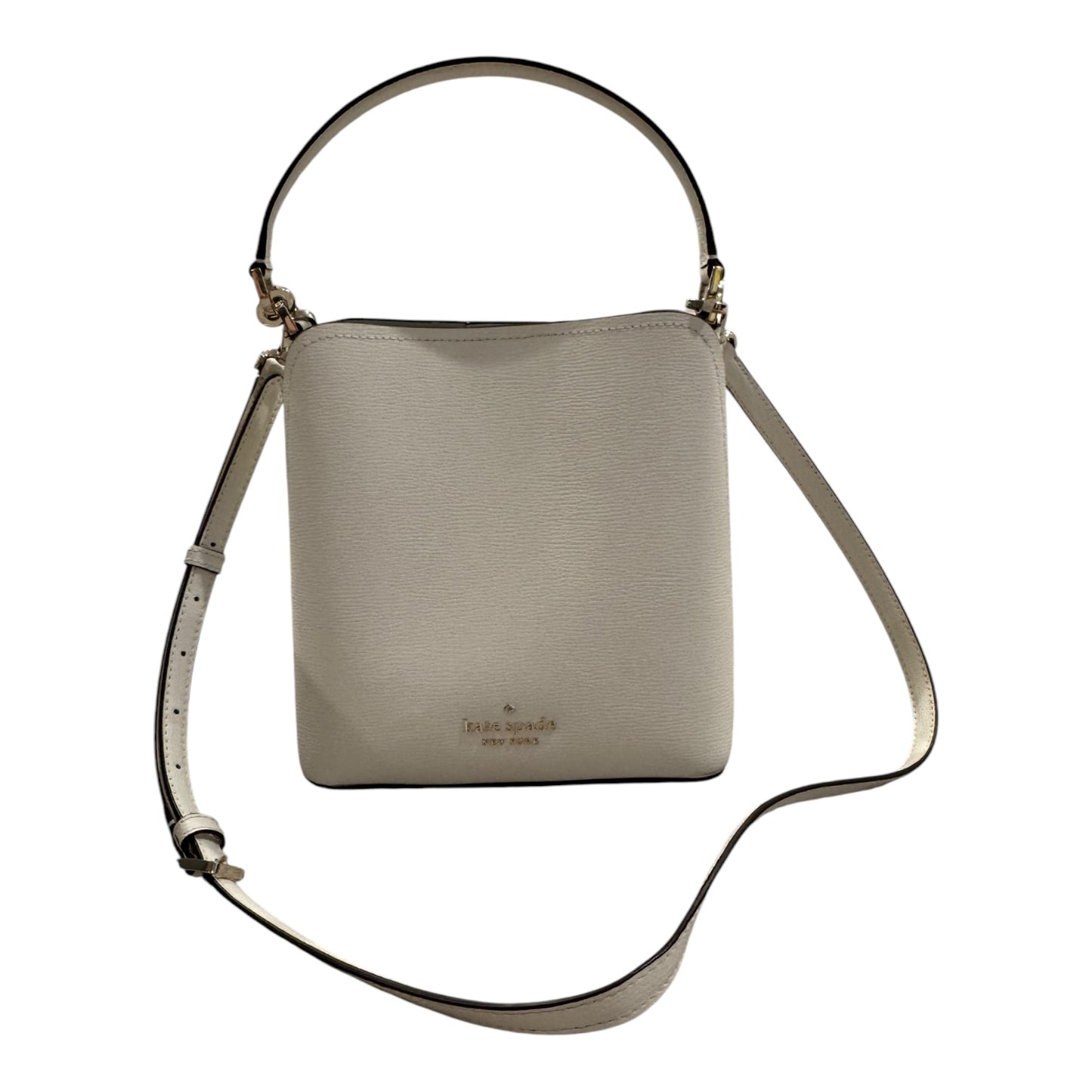 Handbag Designer By Kate Spade In White, Size:Small