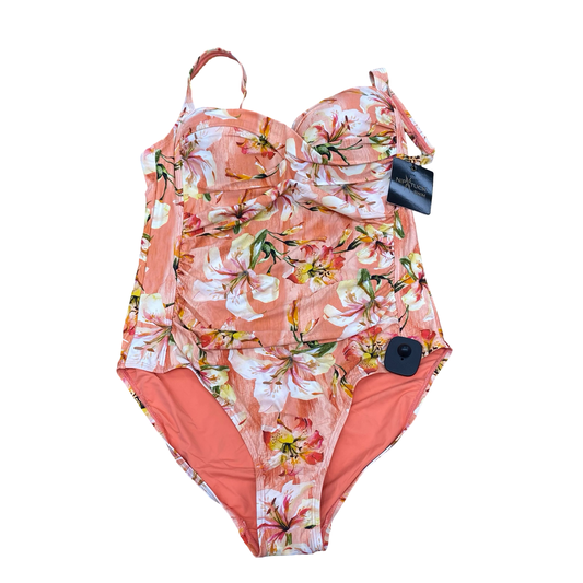 Swimsuit By Clothes Mentor In Coral, Size:12