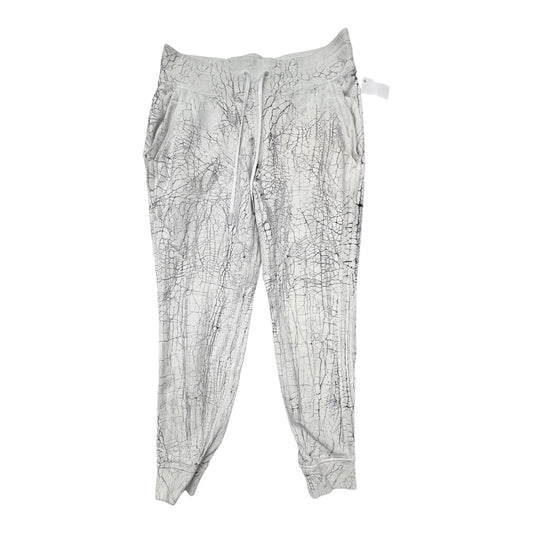 Athletic Pants Designer By Lululemon In Black & White, Size:8