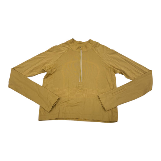 Athletic Jacket By Lululemon In Brown, Size:10