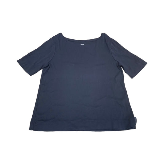 Top Ss Basic By Chicos In Black, Size:L