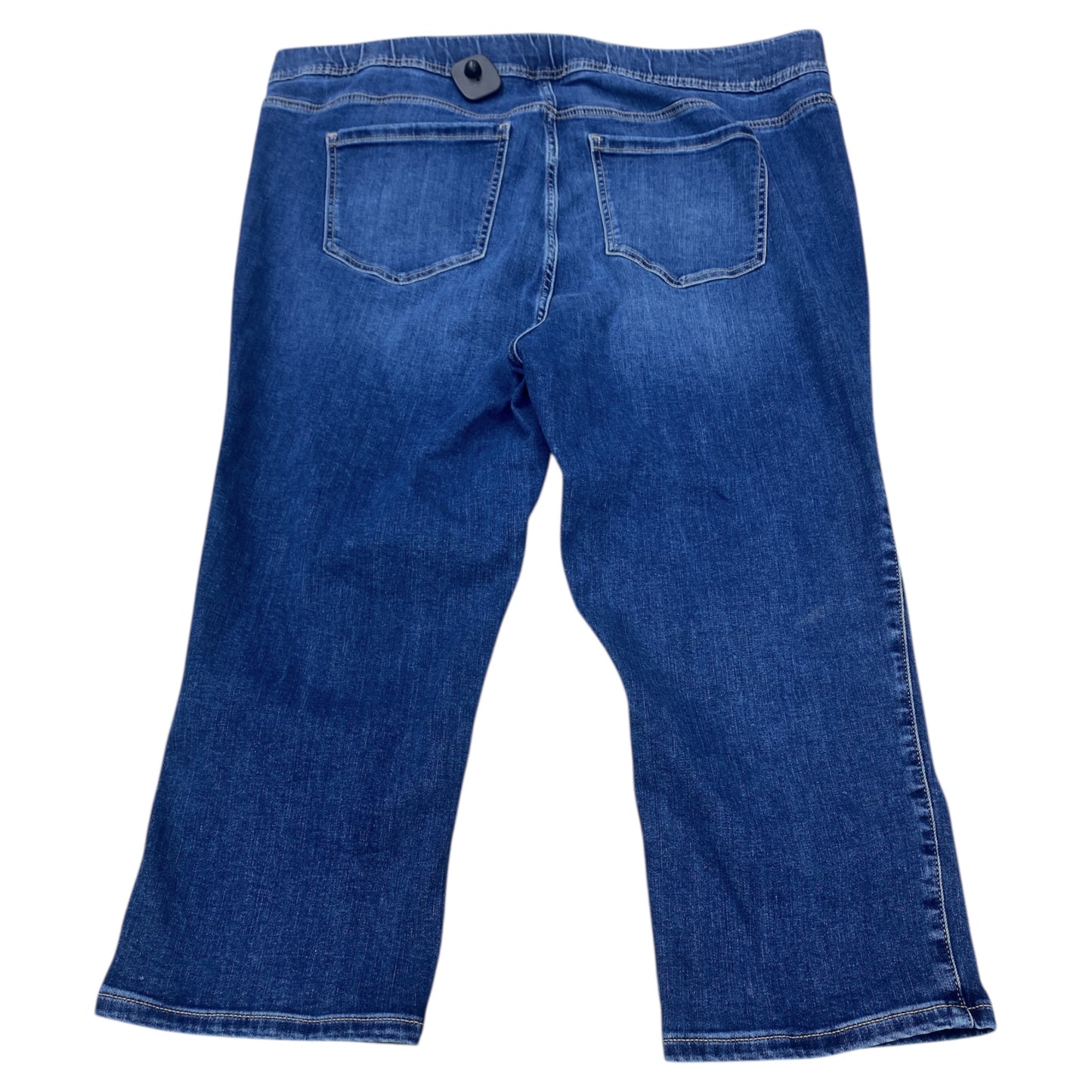 Jeans Cropped By Torrid In Blue Denim, Size:3X