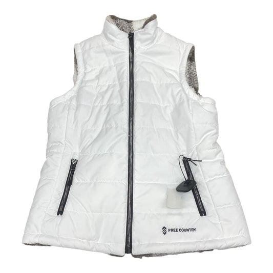 Vest Puffer & Quilted By Free Country In White, Size:M