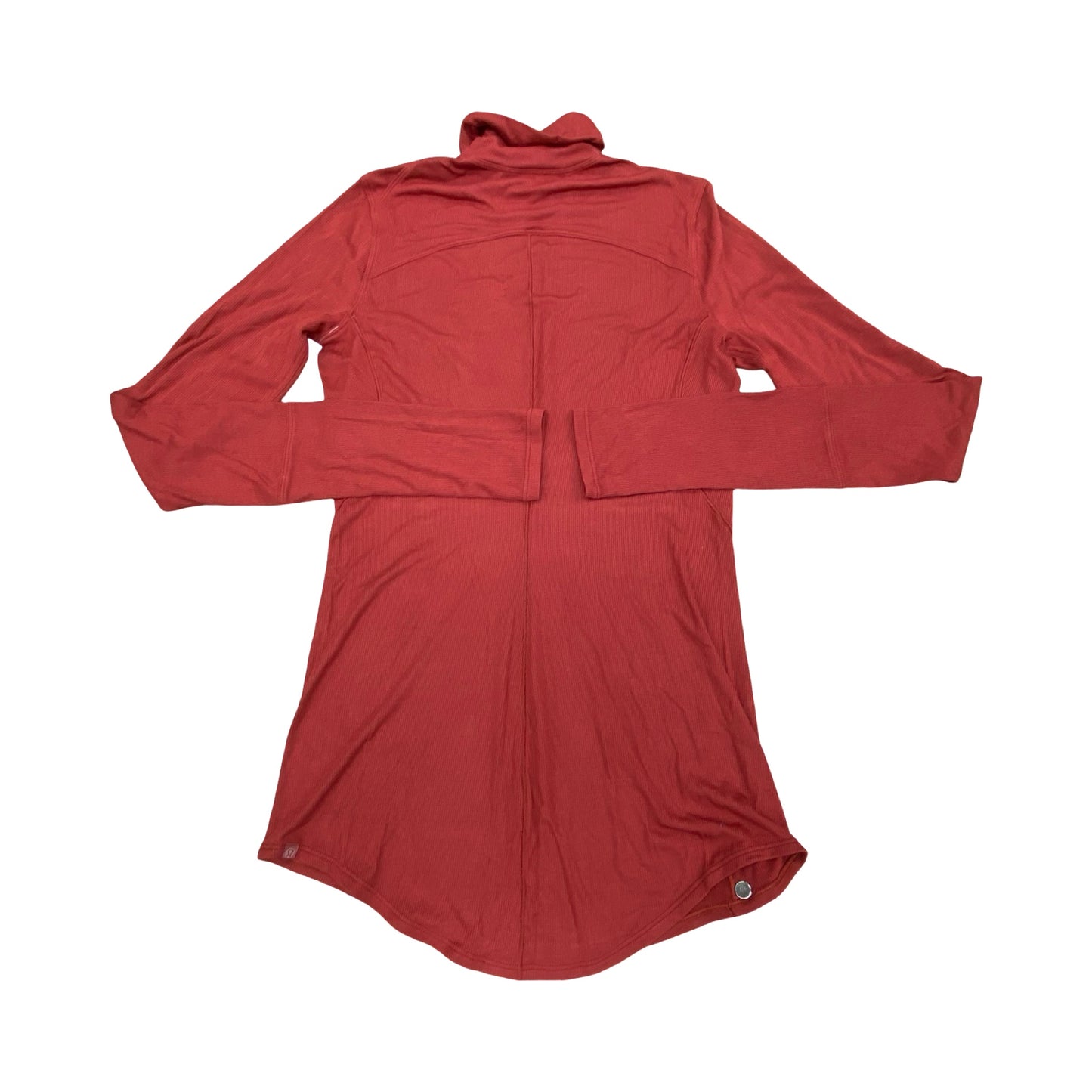 Athletic Top Ls Collar By Lululemon In Red, Size:S