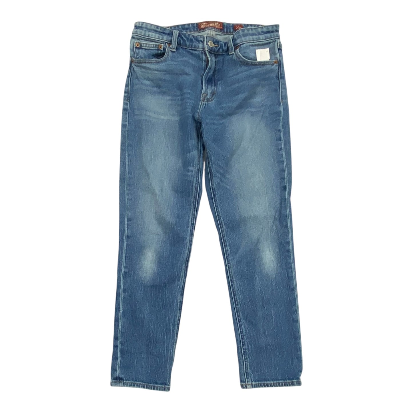 Jeans Straight By Lucky Brand In Blue Denim, Size:2