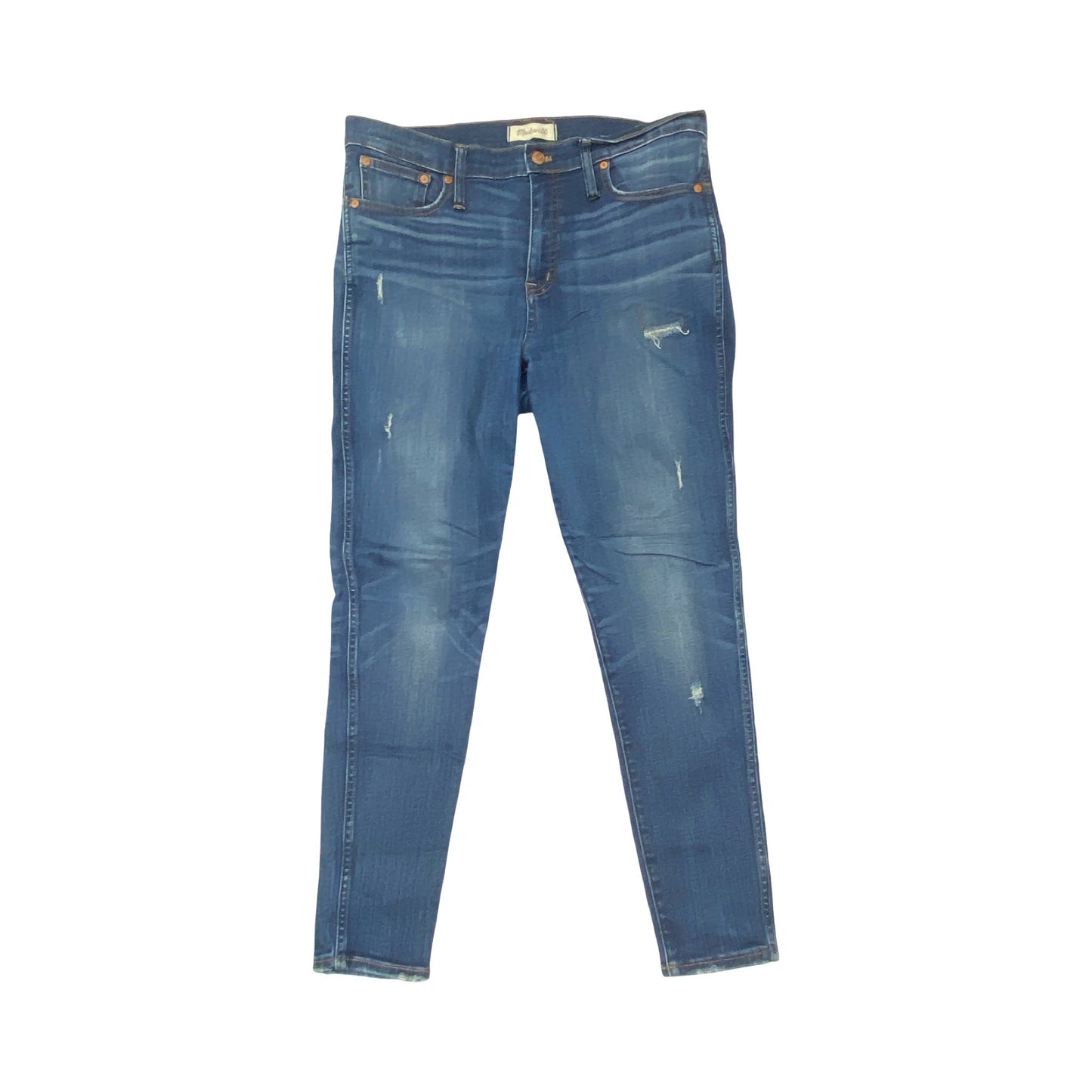Jeans Skinny By Madewell In Blue, Size:12