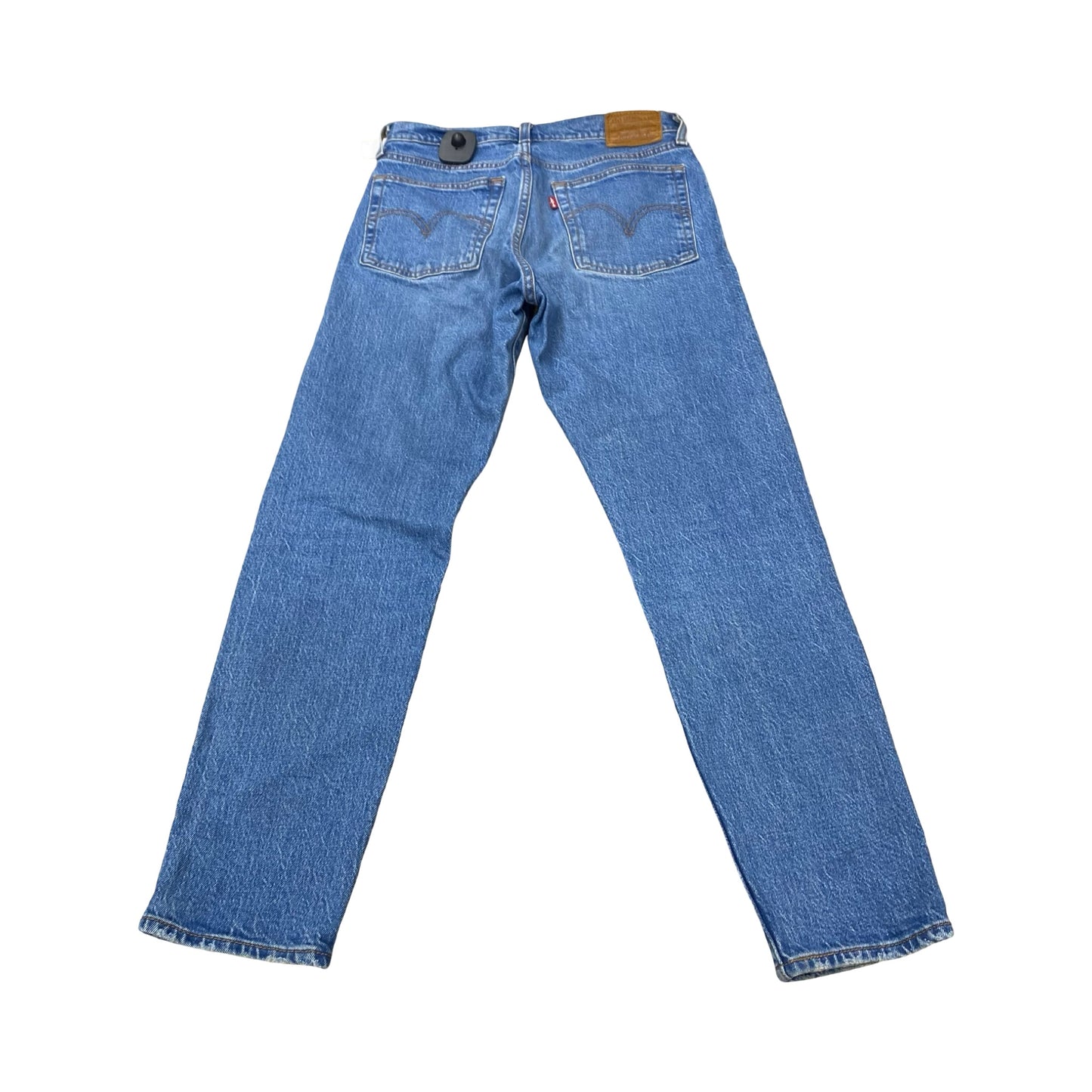 Jeans Straight By Levis In Blue Denim, Size:2