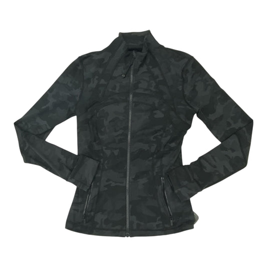Athletic Jacket By Lululemon In Camouflage Print, Size:8