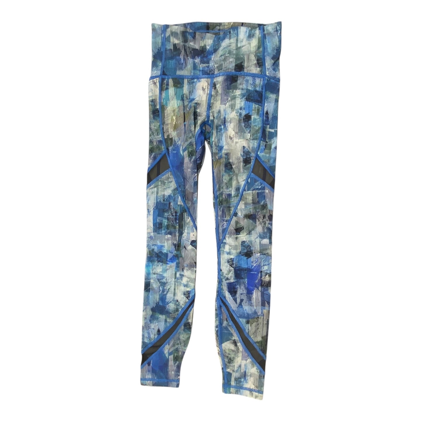 Athletic Leggings By Lululemon In Blue, Size:2