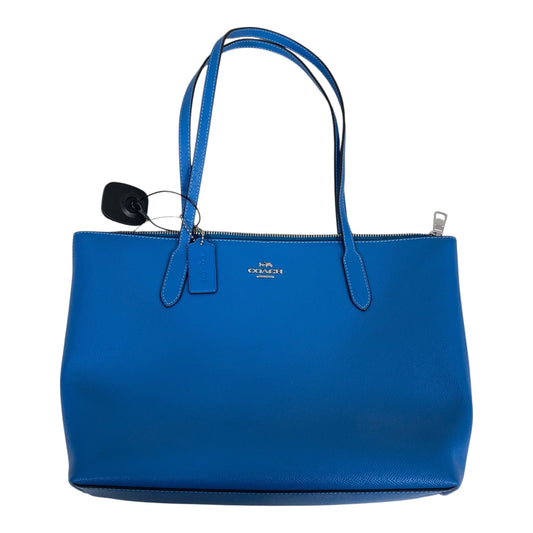 Handbag Designer By Coach In Blue, Size:Large